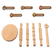 Hilife Kids' Clay-Time Rolling Pin & Board