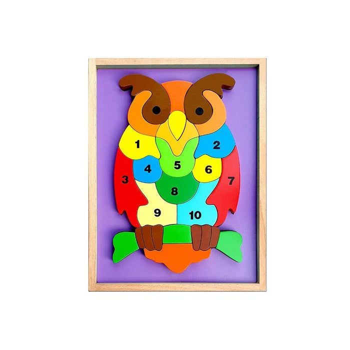 Hilife Stubby 3D Owl Puzzle-Puzzles-Hilife-Toycra