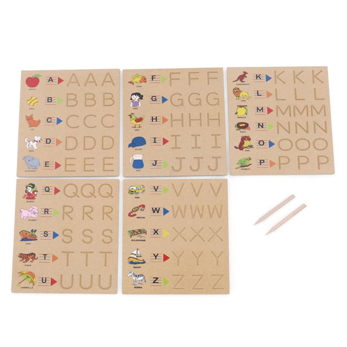 Hilife Tiny Tots' ABC Tracing Board Uppercase Big-Learning & Education-Hilife-Toycra