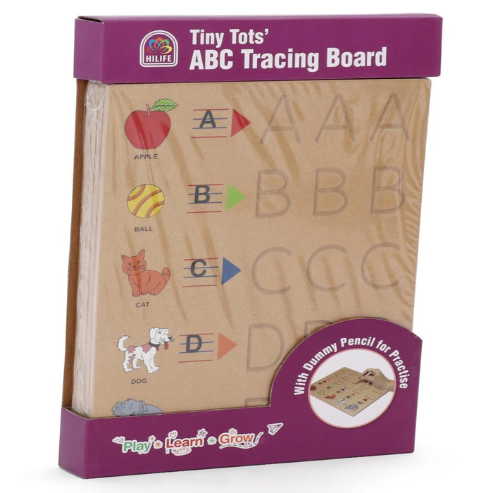 Hilife Tiny Tots' ABC Tracing Board Uppercase Big-Learning & Education-Hilife-Toycra