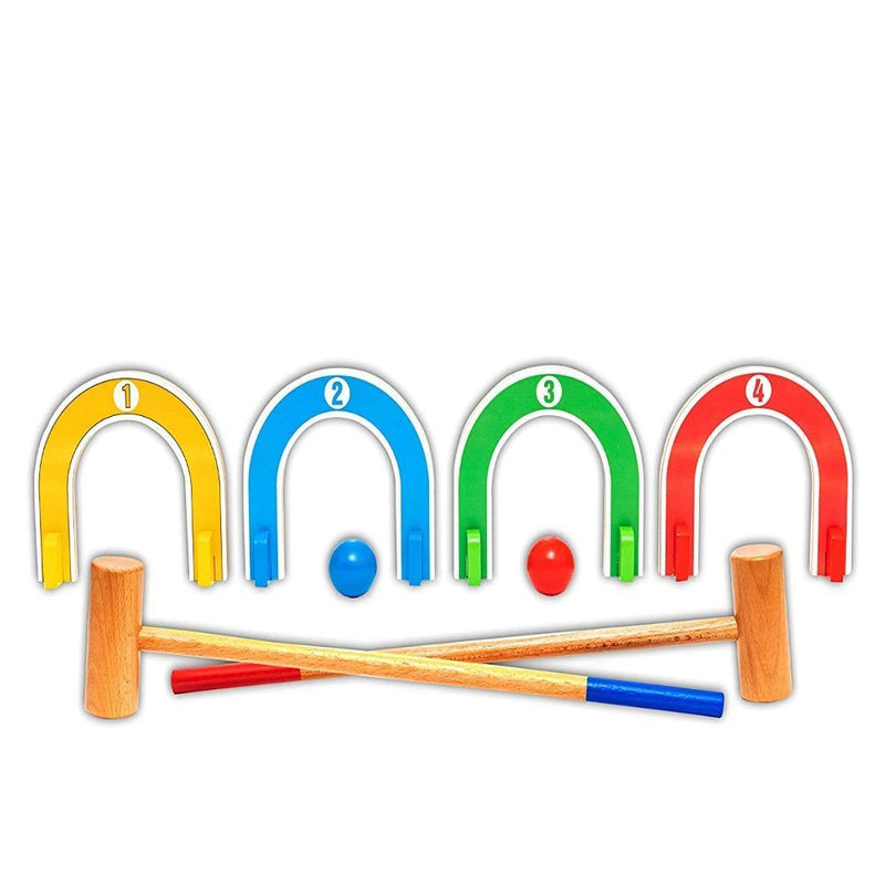 Hilife Toddler's Colourful Croquet Set