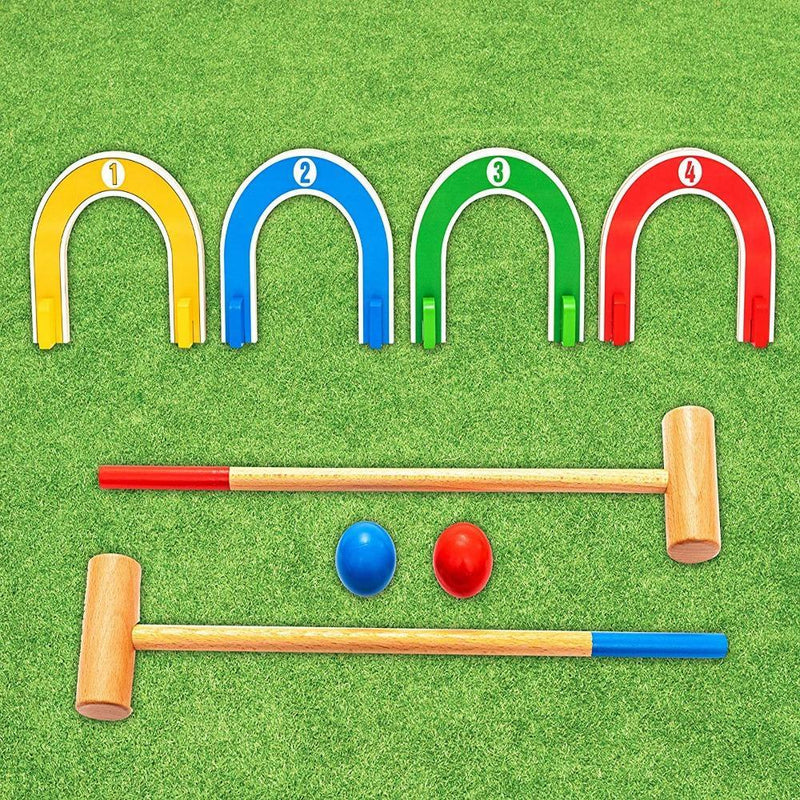 Hilife Toddler's Colourful Croquet Set