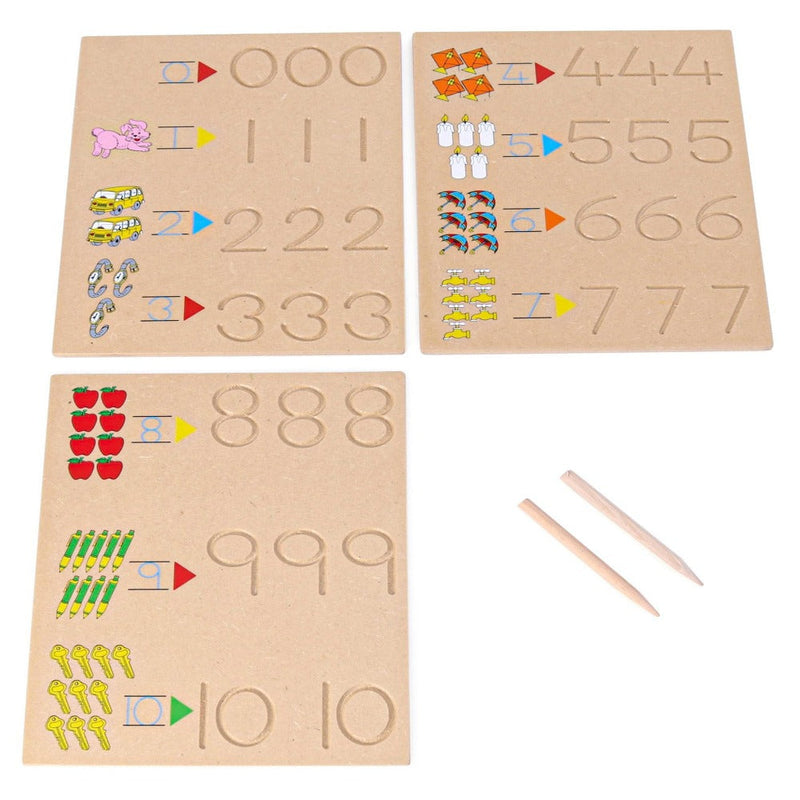Hilife Tracing Board Big Number 123