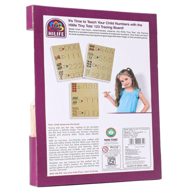 Hilife Tracing Board Big Number 123