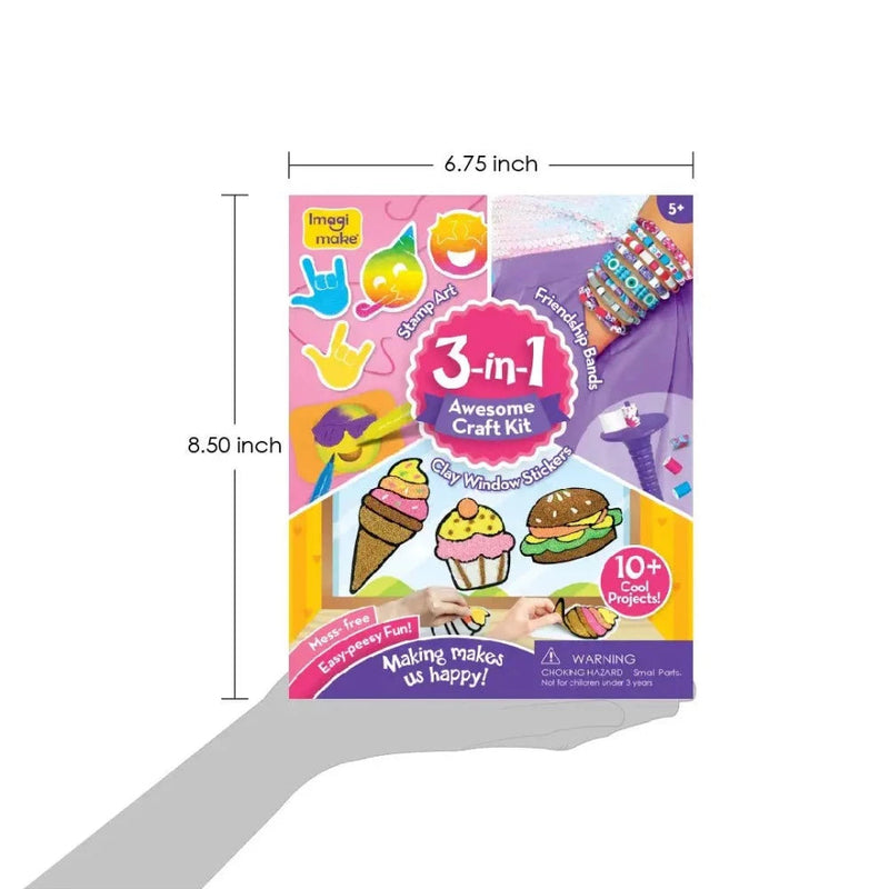 Imagimake 3-in-1 Awesome Craft Kit