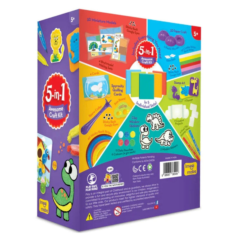 Imagimake 5-in-1 Awesome Craft Kit