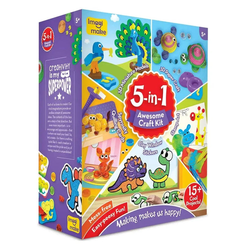 Imagimake 5-in-1 Awesome Craft Kit