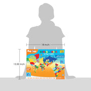 Imagimake Mapology Combo: Map Puzzle of India and World with Capitals and Flags of Countries