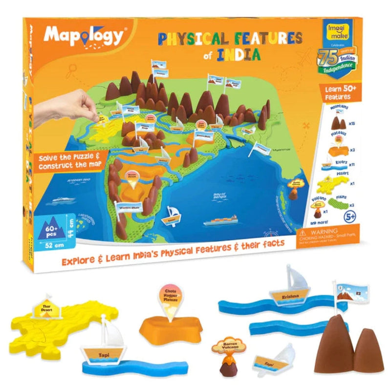 Imagimake Mapology - Physical Features of India