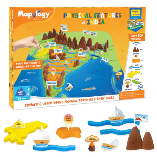 Imagimake Mapology - Physical Features of India-Learning & Education-Imagimake-Toycra