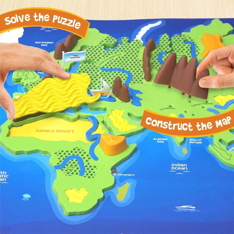 Imagimake Mapology Physical Features of World