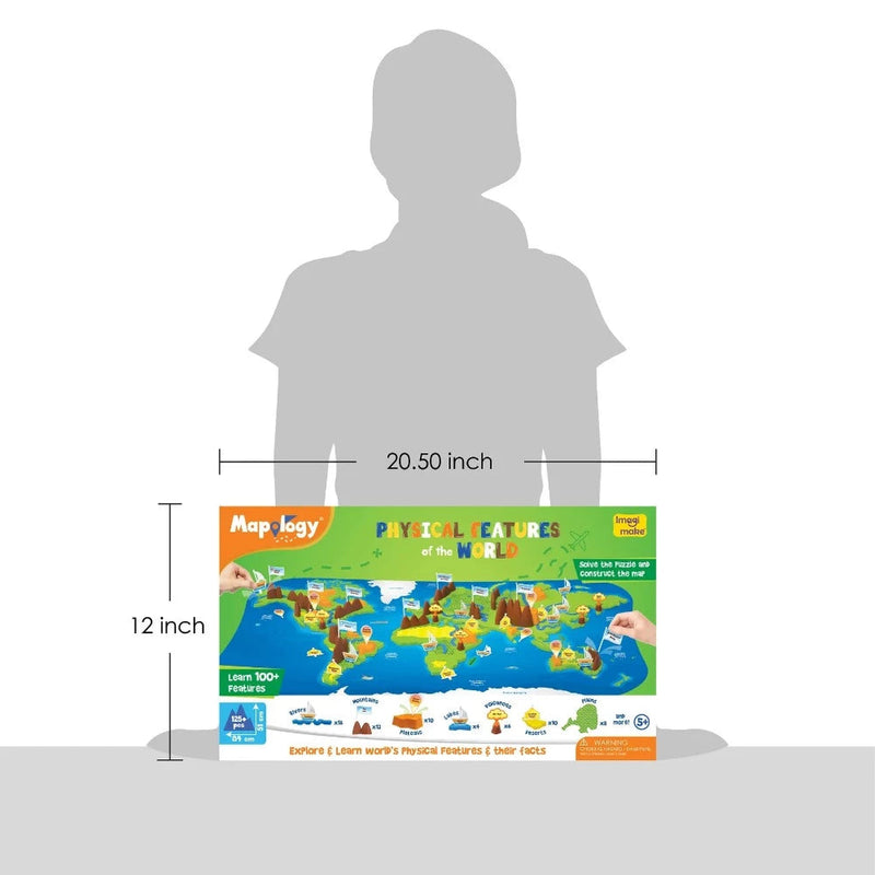 Imagimake Mapology Physical Features of World