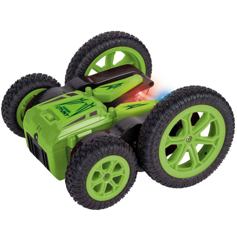 Innovador Remote Control Spinning Tracks Stunt Car - Green