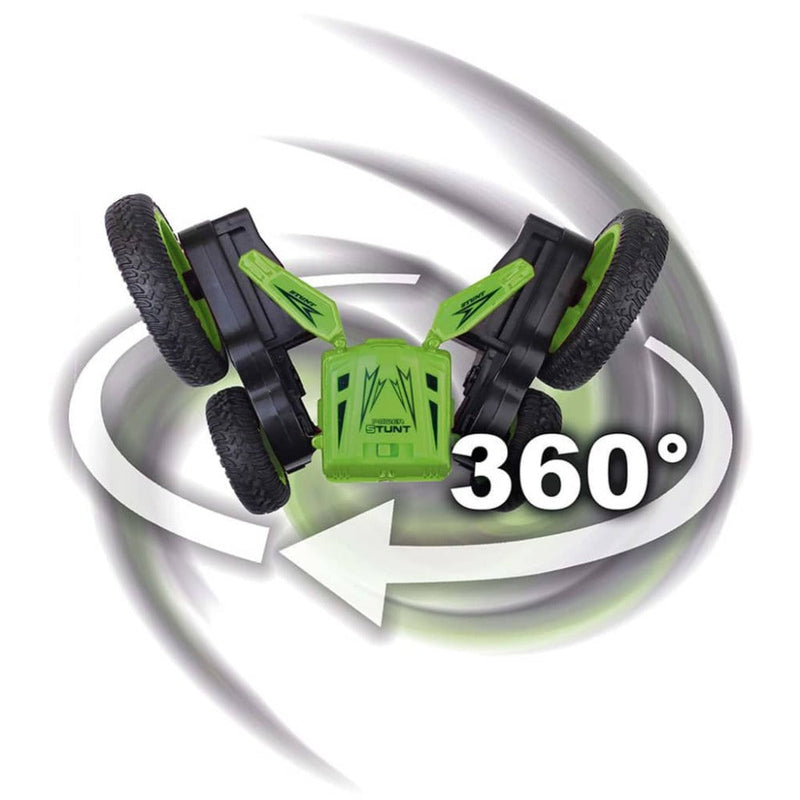 Innovador Remote Control Spinning Tracks Stunt Car - Green