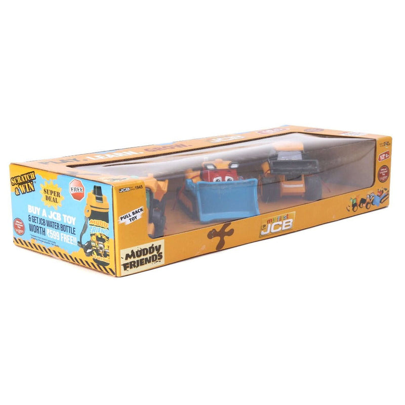 JCB My 1st Muddy Friends Joey Doug & Dan Toys Pack of 3 (Pull Back Toy )