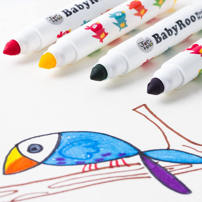 Jar Melo Baby Roo Silky Washable Crayon — Toycra