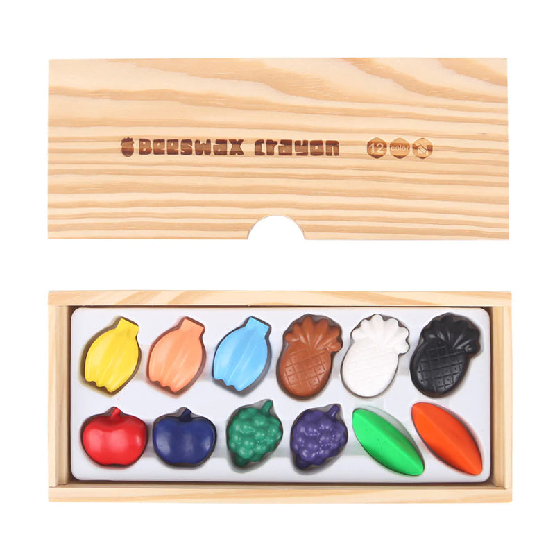 Jar Melo Beeswax Crayon 12 Colors