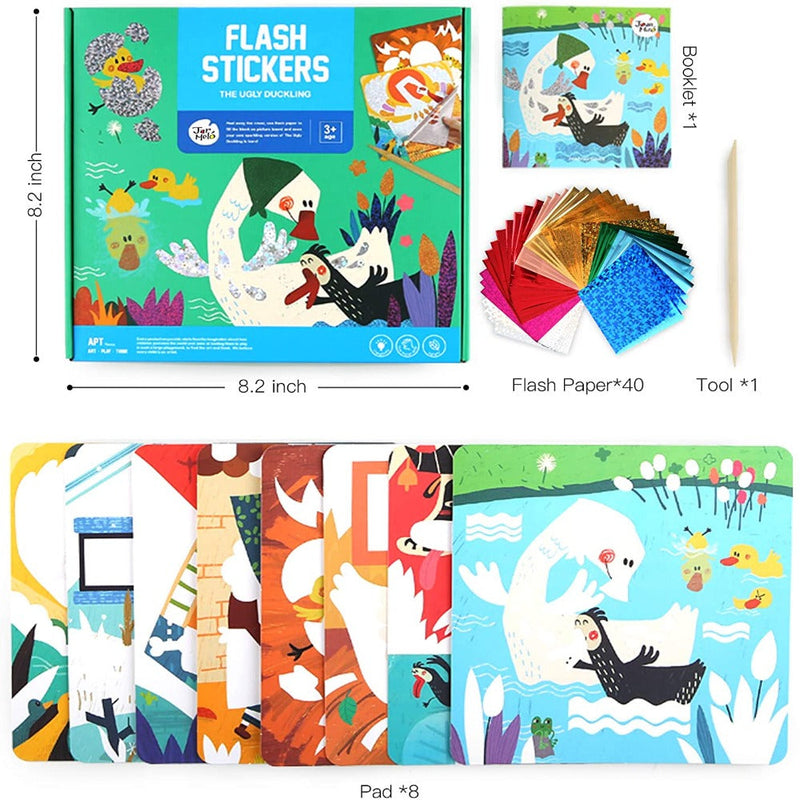 Jar Melo Flash Stickers -The Ugly Duckling