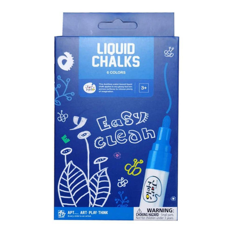 Jar Melo Liquid Chalk Markers -6 Colors