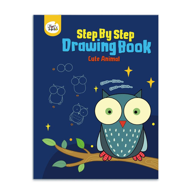 Jar Melo Step by Step Drawing Book – Cute Animals