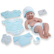 Jc toys La Newborn Blue Deluxe Layette Set-Dolls-Jc toys-Toycra