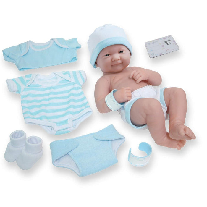 Jc toys La Newborn Blue Deluxe Layette Set