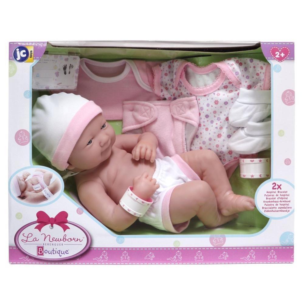 Jc toys La Newborn Pink Deluxe Layette