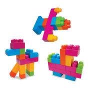 Jumbo Blocks-42 Pcs in Transparent Container