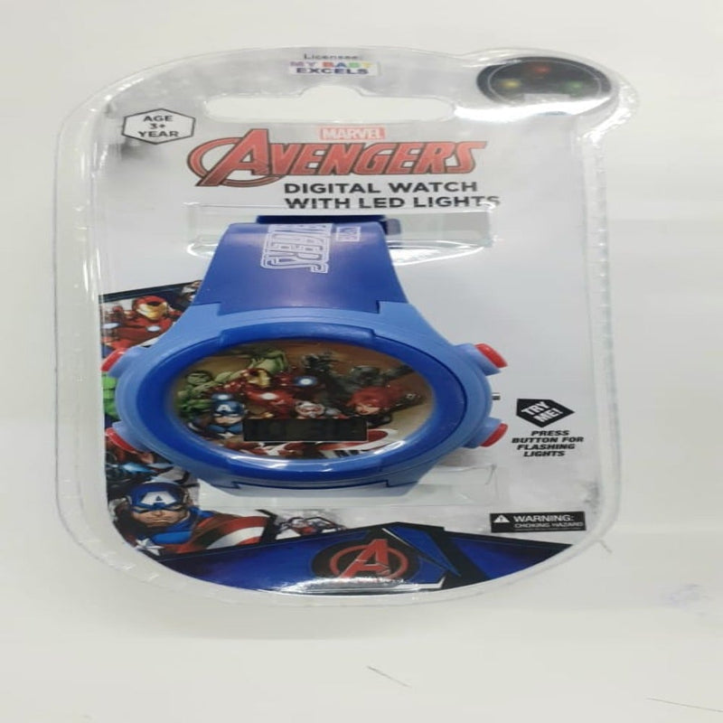 Kids Character Digital Watch With LED Lights