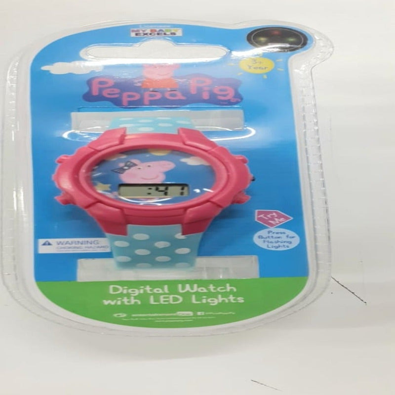 Kids Character Digital Watch With LED Lights