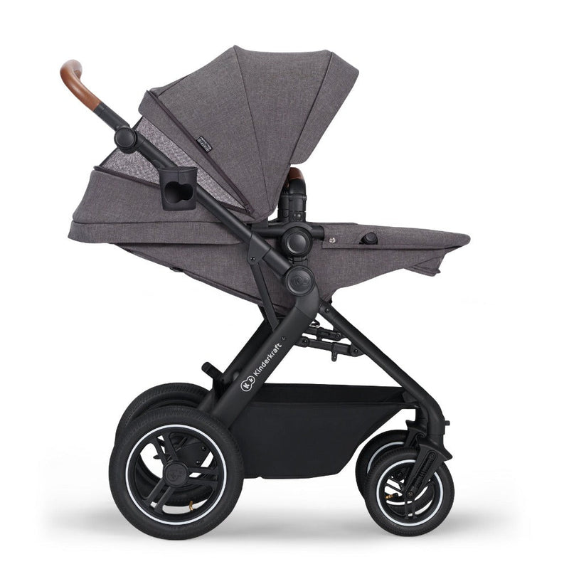 Kinderkraft B-Tour 3In1 Travel System with Car Seat included - Dark Grey