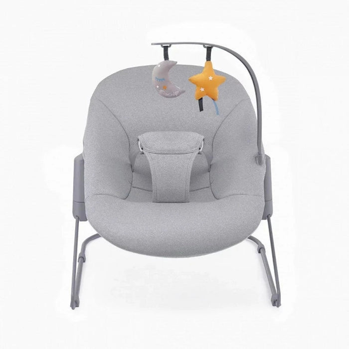 Kinderkraft Calmee Bouncer Grey-Bouncers, Rockers & Swings-Kinderkraft-Toycra