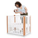 Kinderkraft Koya Wooden 4in1 Cot With Playpen Function + Mattress White-Cribs & Cots-Kinderkraft-Toycra