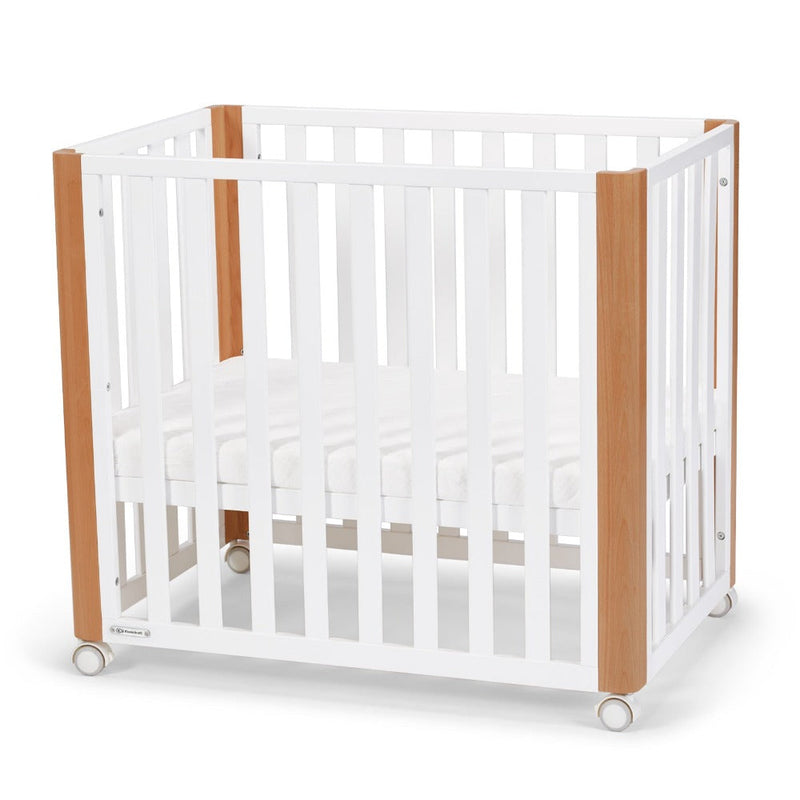 Kinderkraft Koya Wooden 4in1 Cot With Playpen Function + Mattress White