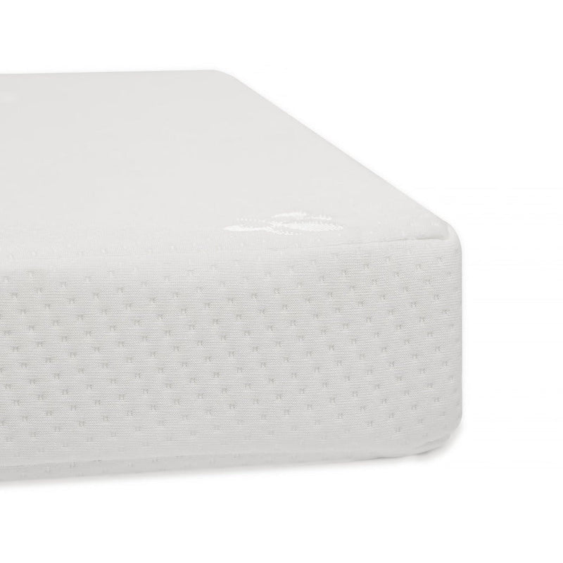 Kinderkraft Lunky Wooden Cot With Mattress White