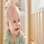 Kinderkraft Lunky Wooden Cot With Mattress White