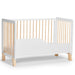 Kinderkraft Lunky Wooden Cot With Mattress White-Cribs & Cots-Kinderkraft-Toycra