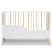 Kinderkraft Lunky Wooden Cot With Mattress White