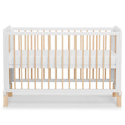 Kinderkraft Lunky Wooden Cot With Mattress White