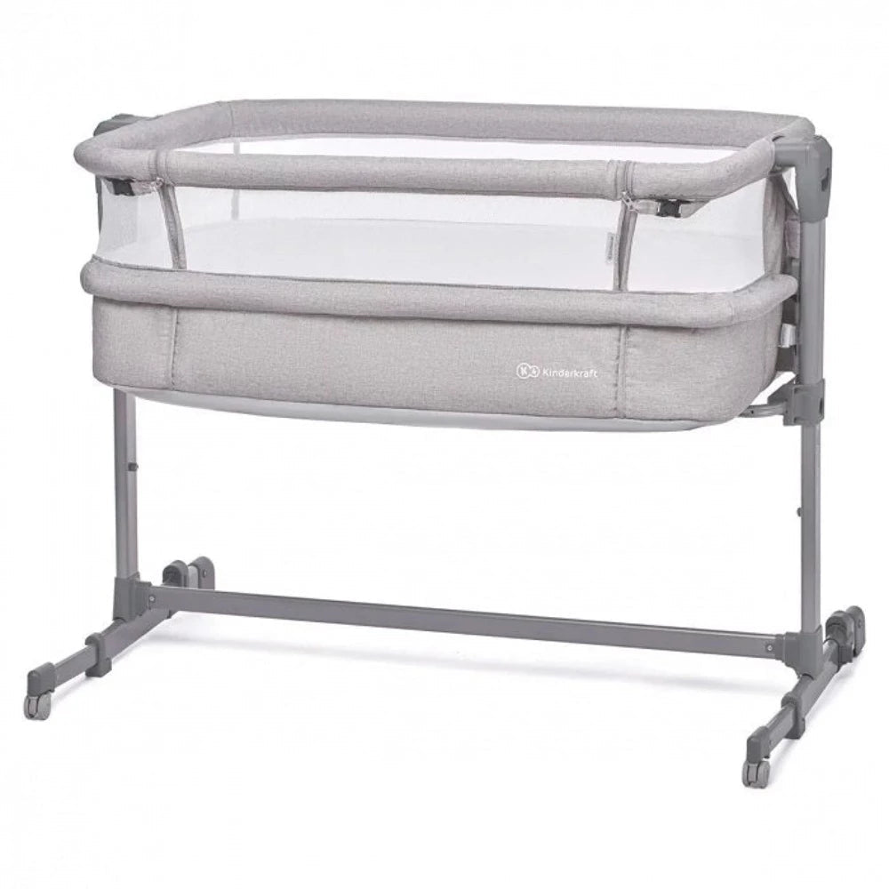 Kinderkraft Neste Air 2in1 Co-Sleeper / Independent Cot Light Grey Melange