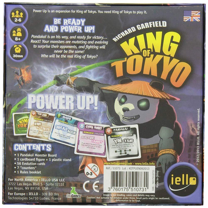 Iello - King Of Tokyo: Power Up Expansion Board Game Iello - King Of Tokyo: Power Up Expansion Board Game