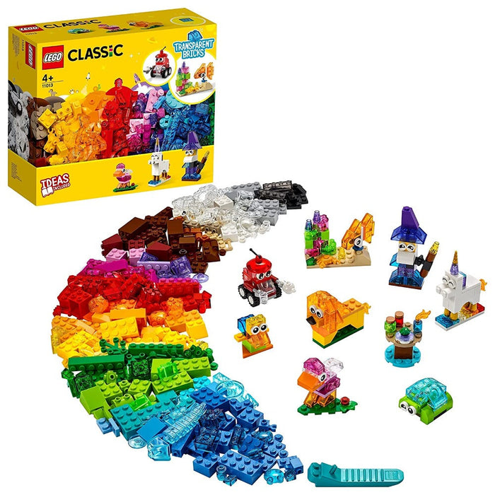 LEGO 11013 Classic Creative Transparent Bricks (500 pcs)