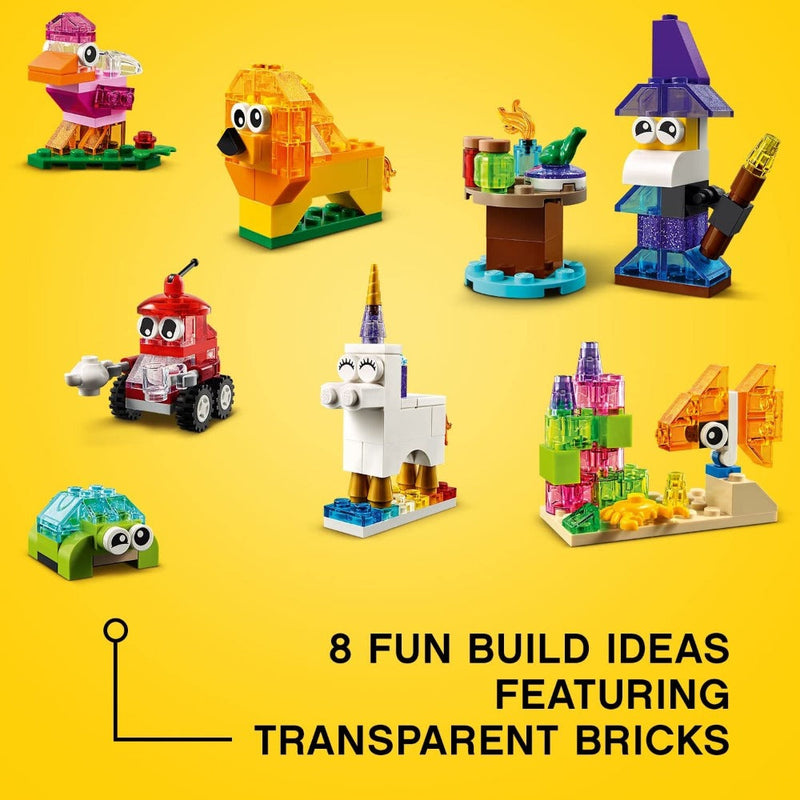 LEGO 11013 Classic Creative Transparent Bricks (500 pcs)
