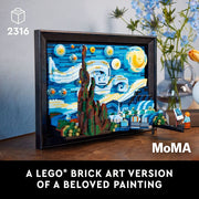 LEGO 21333 Ideas Vincent van Gogh - The Starry Night (2316 Pieces)