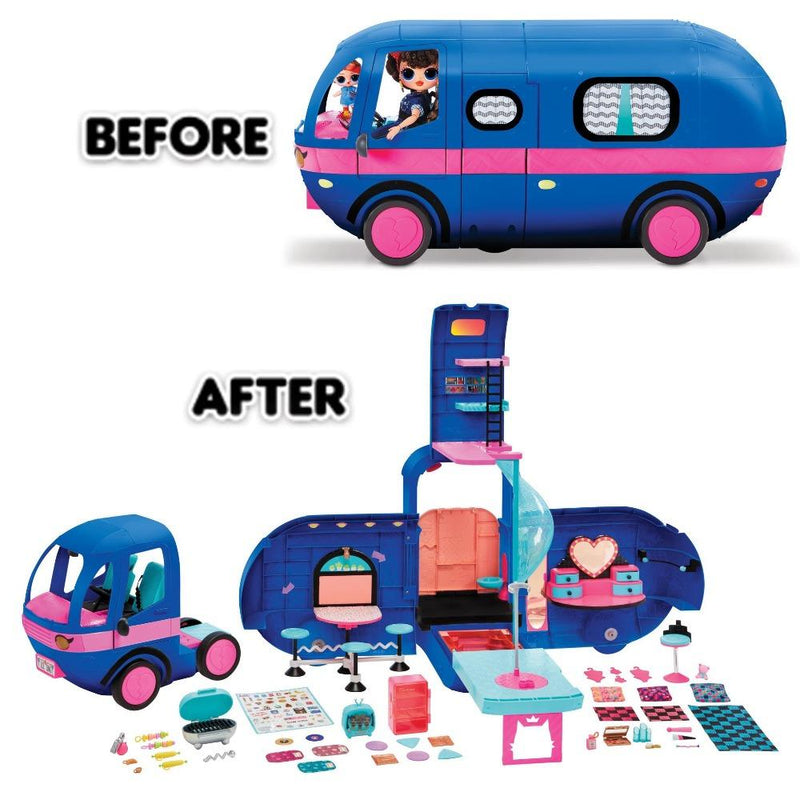 L.O.L Surprise O.M.G. 4-in-1 Glamper Fashion Camper-Pretend Play-L.O.L. Surprise-Toycra
