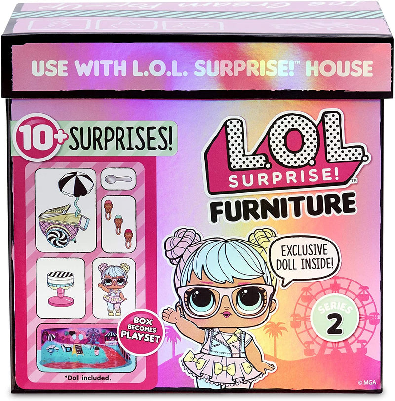 L.O.L. Surprise! Furniture Ice Cream Pop-Up with Bon & 10+ Surprises