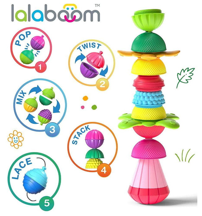 Lalaboom - 19pc Bead Bucket set — Snapdoodle Toys & Games