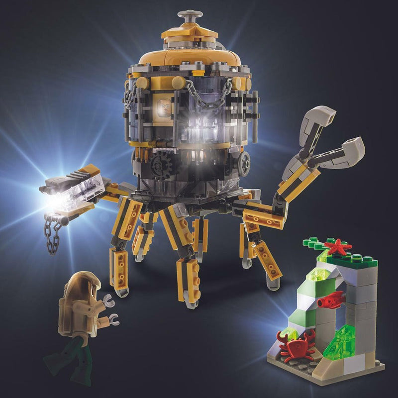 Laser Pegs Light-Up Steampunk Explorers Inc. Iron Octopod Building Set