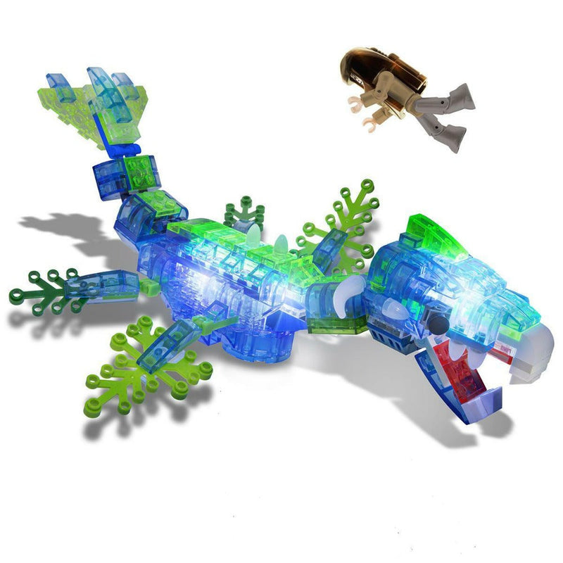 Laser Pegs Light-Up Steampunk Explorers Inc. Leviathan Sea Dragon Set