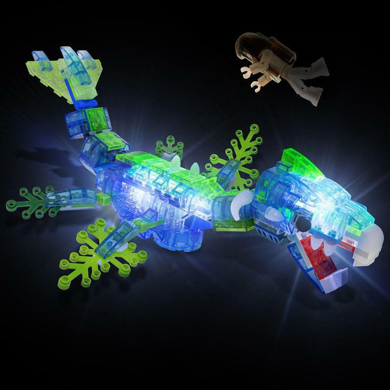 Laser Pegs Light-Up Steampunk Explorers Inc. Leviathan Sea Dragon Set